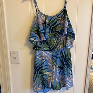 She and Sky Tropical Romper